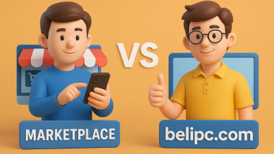 perbandingan marketplace dengan belipc