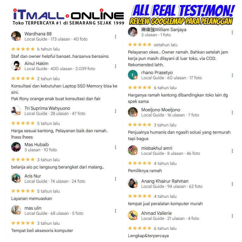 testimoni itmallonline belipc